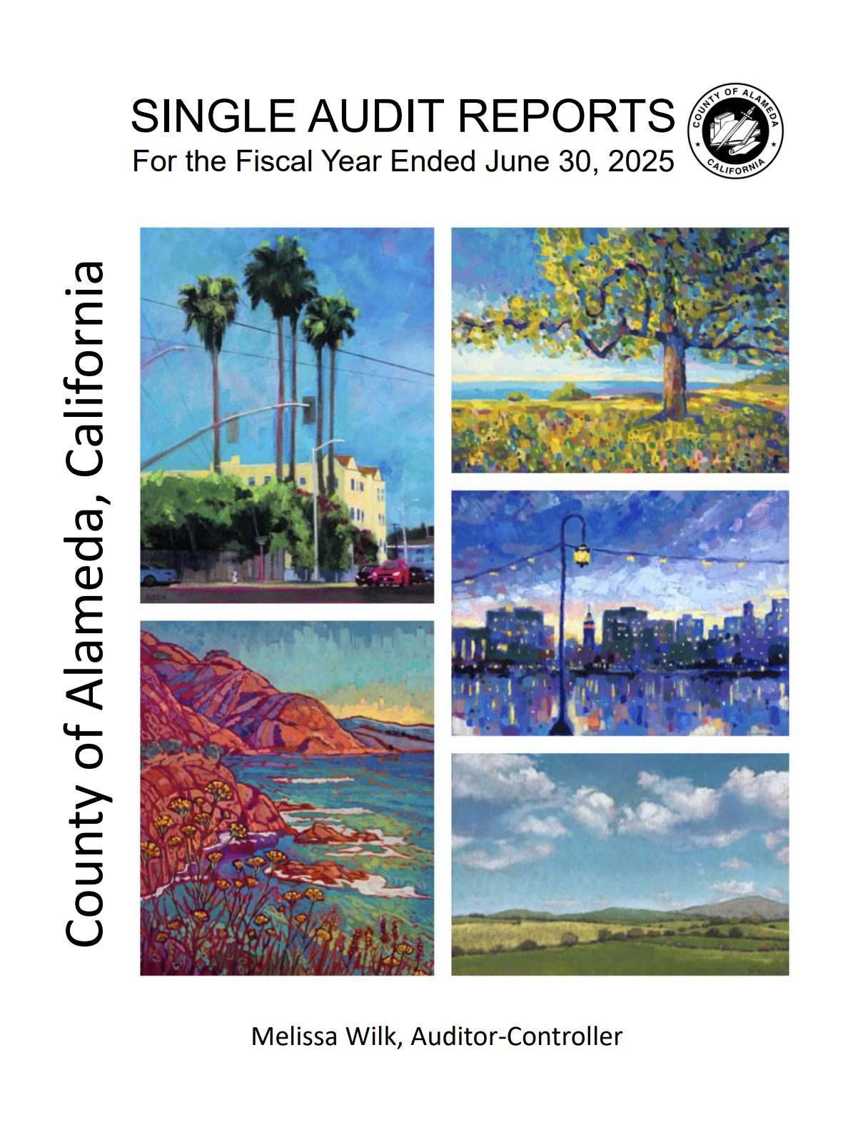 Alameda County Single Audit Report Cover 2025